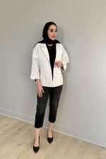 کت ژاکارد لمه دار