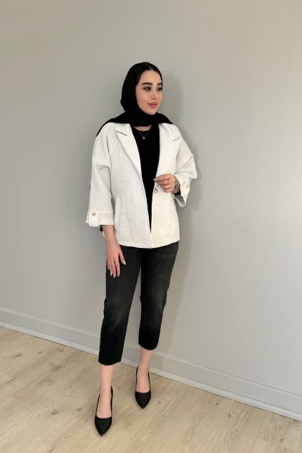 کت ژاکارد لمه دار