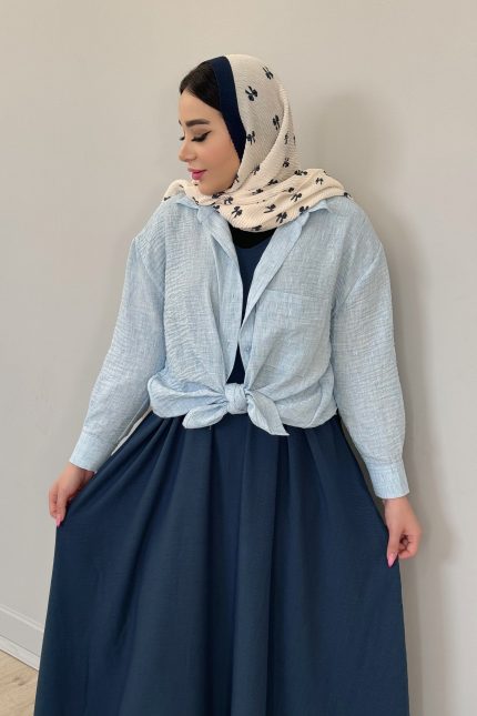 شومی نخی پارچه چروک