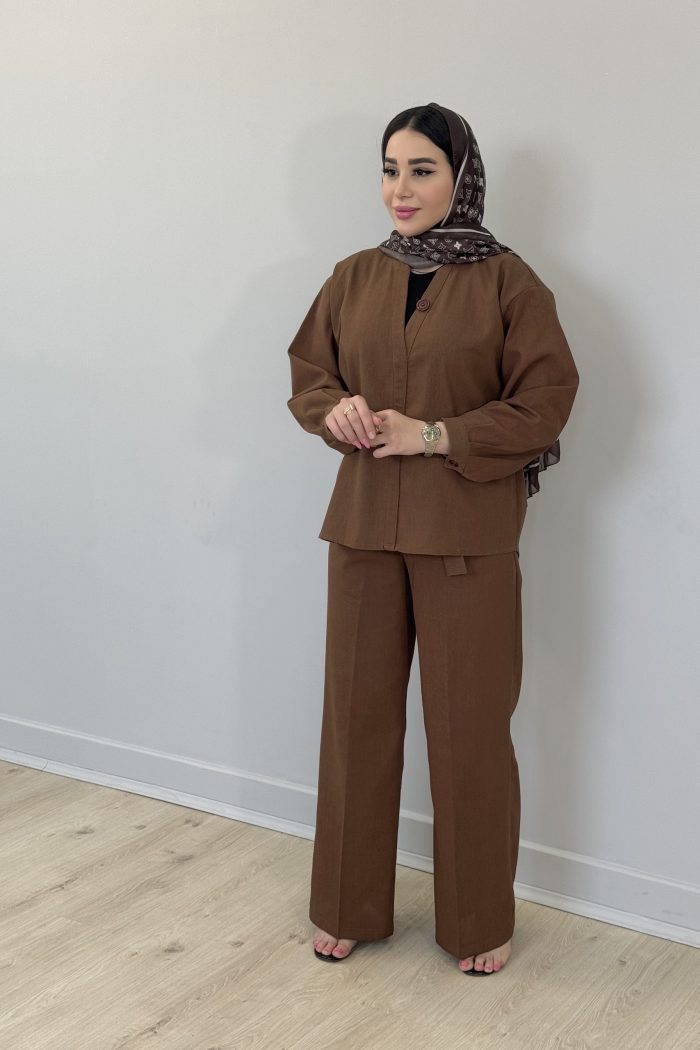 ست لینن تک دکمه