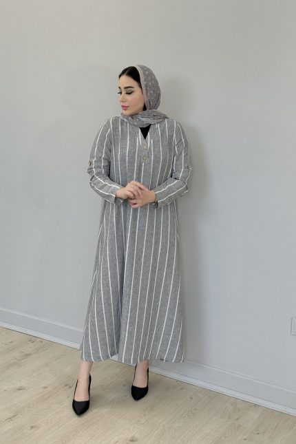 کفتان لینن راه راه