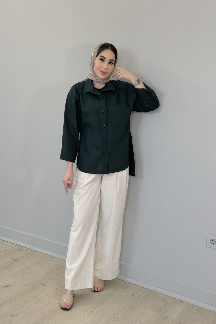 شومیز لینن تابستانه